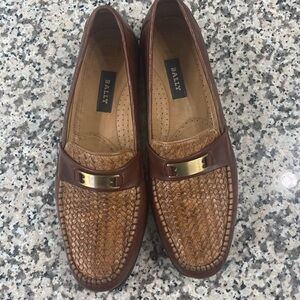 Bally Men's Brown Leather Loafers
